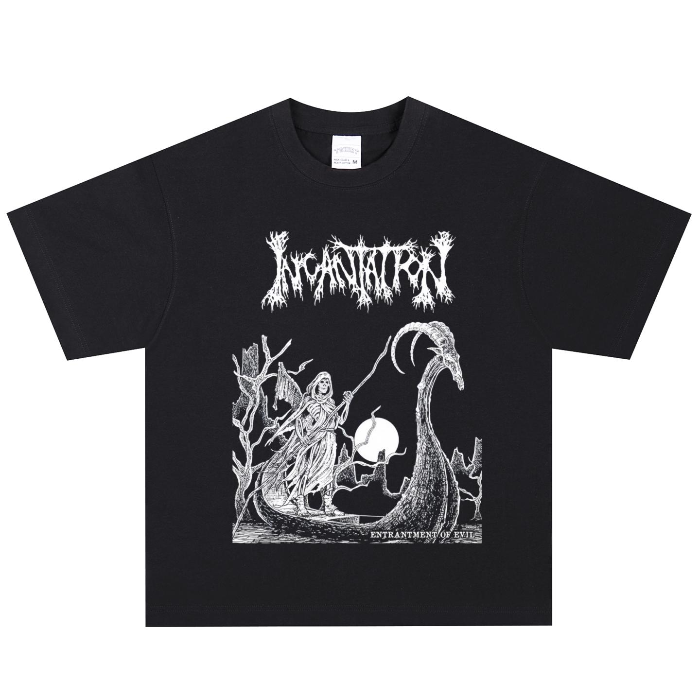 Incantation T-Shirt, Soft Fabric Casual Daily Wear XXXL