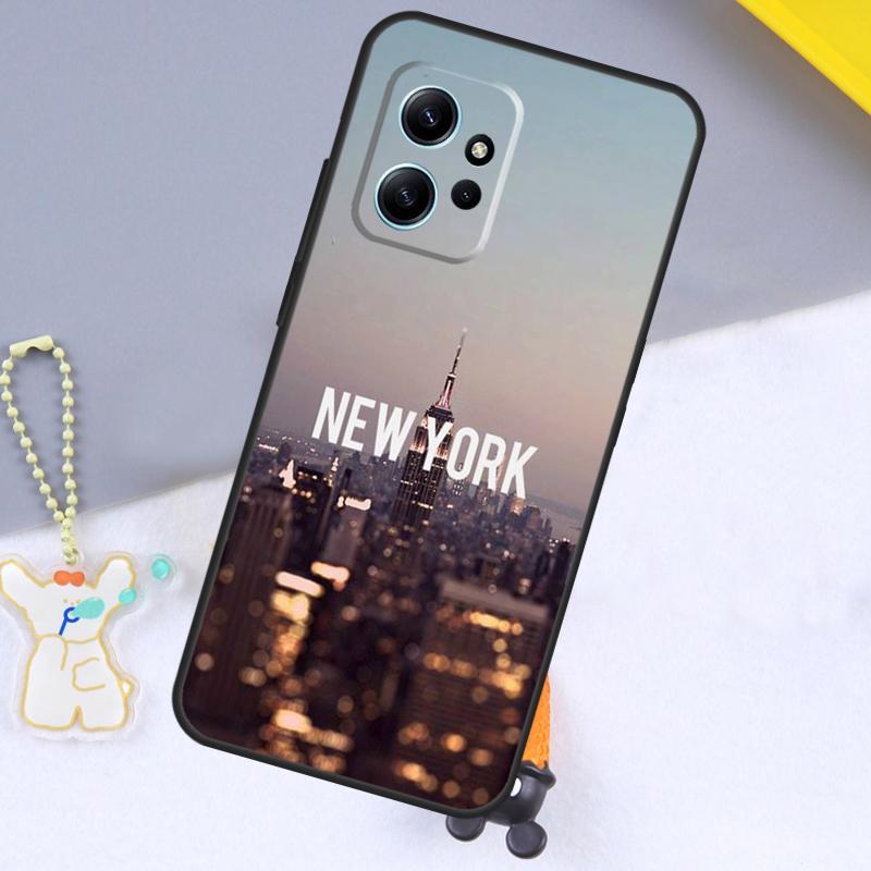 New York City Case For Xiaomi Redmi Note 14 13 9 10 11 12 15 Pro Plus Cover For Redmi 15 C 13C 12C 10C 14C