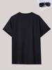 European sizes Face & " Keep Going" Motivational T-Shirt - Pink joyful & White Print Round Neck Casual Tee