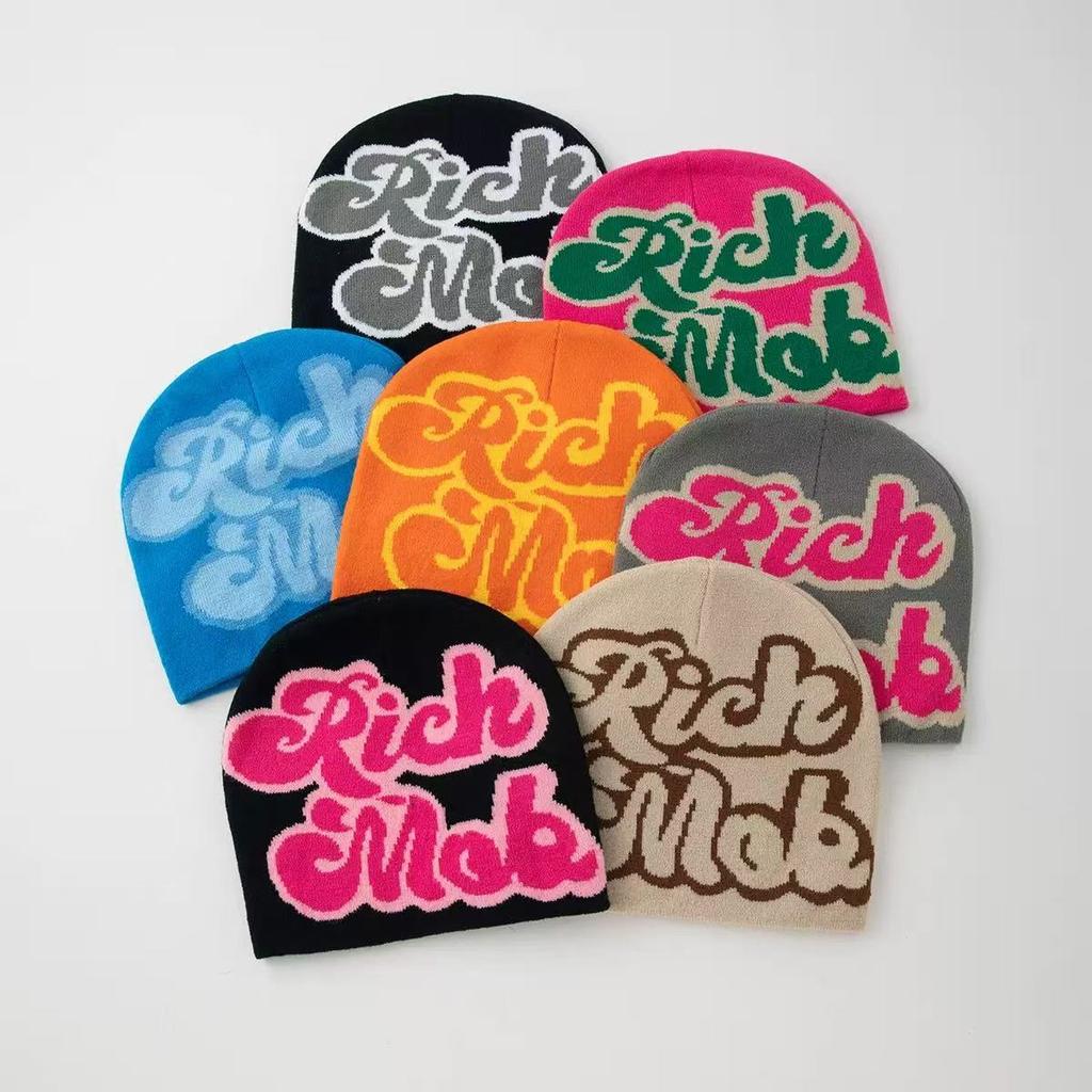 Knitting Beanies Hat Men Women Paragraph Quality Cap Y2k Warm Fashion Hundred Take Cold Cap for Women Hats