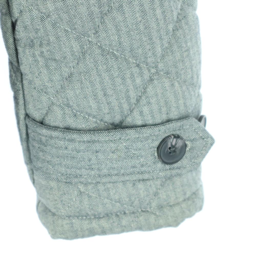 Unbenutzt Theo Dore Langarm Steppjacke L grau Herren Gebraucht