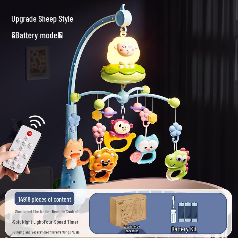 Musical Rotating Baby Bedside Ornament: 0-1 Year Crib Rattle