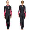 2026 New Long sleeved long pants diving suit women's sun protection one-piece surfing suit plus size jellyfish diving swimsuit