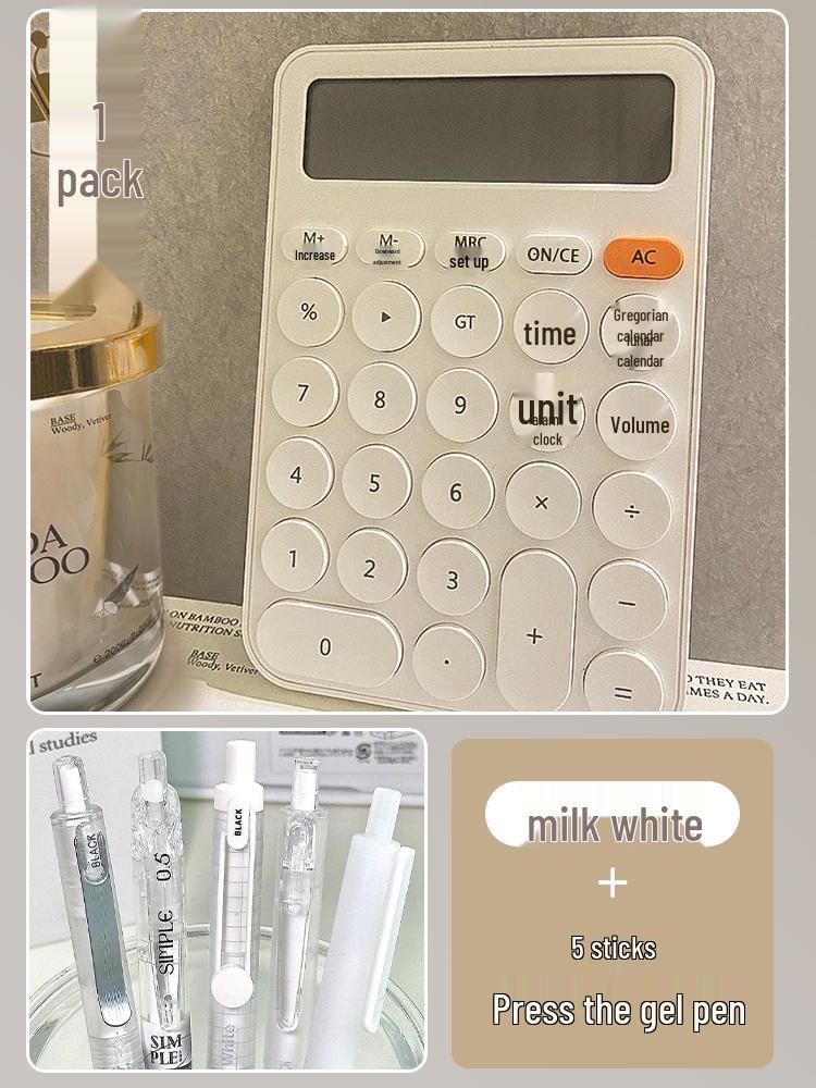 High-Value Mini Calculator: Goddess Model, Office-Specific, Voice-Enabled, for Cute and Stylish Girls