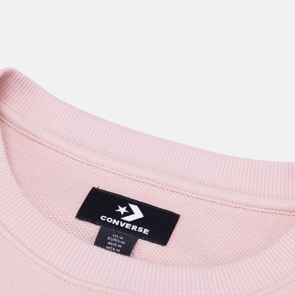 Converse Sweatshirts Women's Pink Crew Neck Moderate WCH723-ACQ