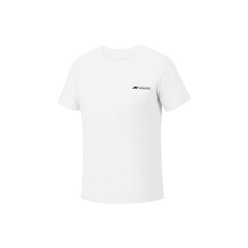 Skechers Moisture Wicking Breathable Solid Color T-Shirt Women tops P226W208-0019 S