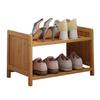Μικρό ράφι παπουτσιών 2 επιπέδων Organizer Smooth Edge Burr Δωρεάν Εύκολη συναρμολόγηση Αρχική είσοδος Οργάνωση Βάση παπουτσιών