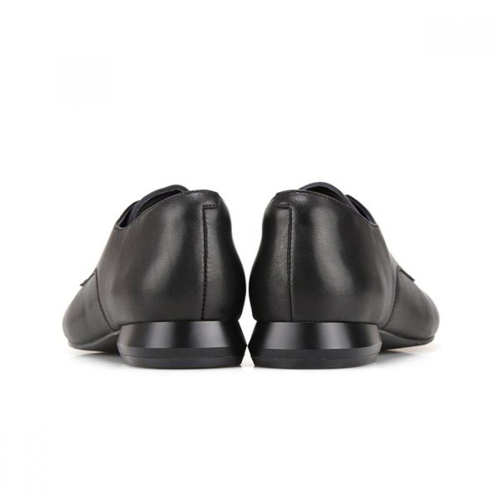 Barbara Leather Basic Women Derby Loafer Bbi146bk