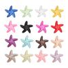 200pcs Resin Charm Starfish Shape Imitation Pearl Sticker Mobile Phone Decoration Material
