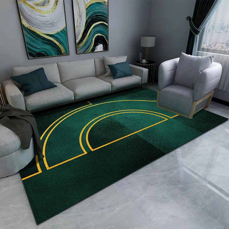 Modern Luxury Rugs Living Room Decoration Home Large Carpet for Bedroom Children's Room Decor Floor Mats Green Porch Doormat