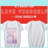Kpop World Bts Tour T-shirt Speak Yourself Konsert T-shirt Jk Rm Suga Toppar