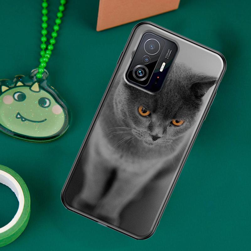 British Shorthair Cat Case For POCO F5 X5 X3 Pro X4 F4 GT F3 M5s C40 Cover For Xiaomi 13 12 Lite 11T 12T Pro 12X