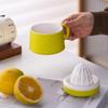 Spremiagrumi al Limone Portatile in Ceramica Senza Laccatura: Bancarella di strada, Cucina, Attrezzo a forma di cono