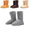 Stilvolle und bequeme Damen Winter Warm Wildleder Knöchel Schneestiefel für Freizeit