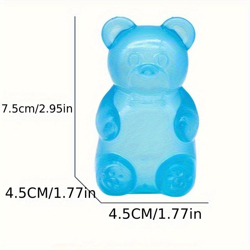 1pc Bead Filled Ultra Soft Bear Stress Ball, 3.5in High Density Slow Rebound Sensory Toy for Classroom Prize