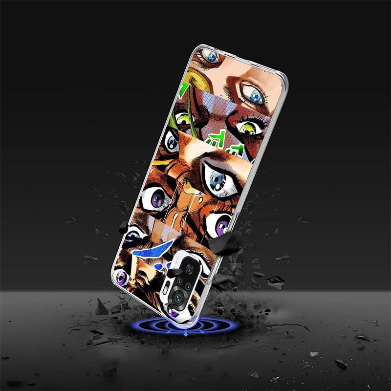 All JoJo's Bizarre Adventure Phone Case For Xiaomi Redmi Note 15 14 13 12S 12 11 Pro Plus 14S 11S 11E 10 10S 11T 5G Personalized