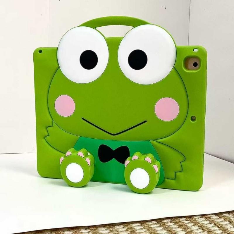 Silicone IPad Case With Adjustable Frog Stand Support Air 2 9.7 10.2 10.5 11 Inch