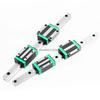 HGR20 HGR15 2pcs Square Linear Guide Rail+4pcs HGH20CA/HGW20CC HGH15CA/15CC Flang Slide Block Carriages For CNC Router Engraving