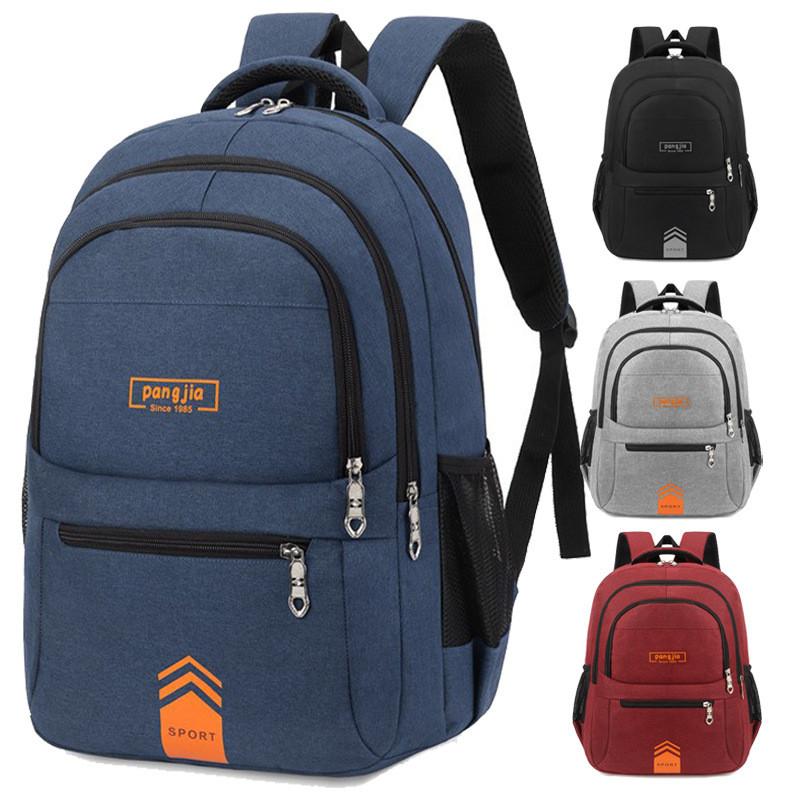Letter Style Minimalist Printed Backpack Outdoor Travel Bag Schoolbag Student