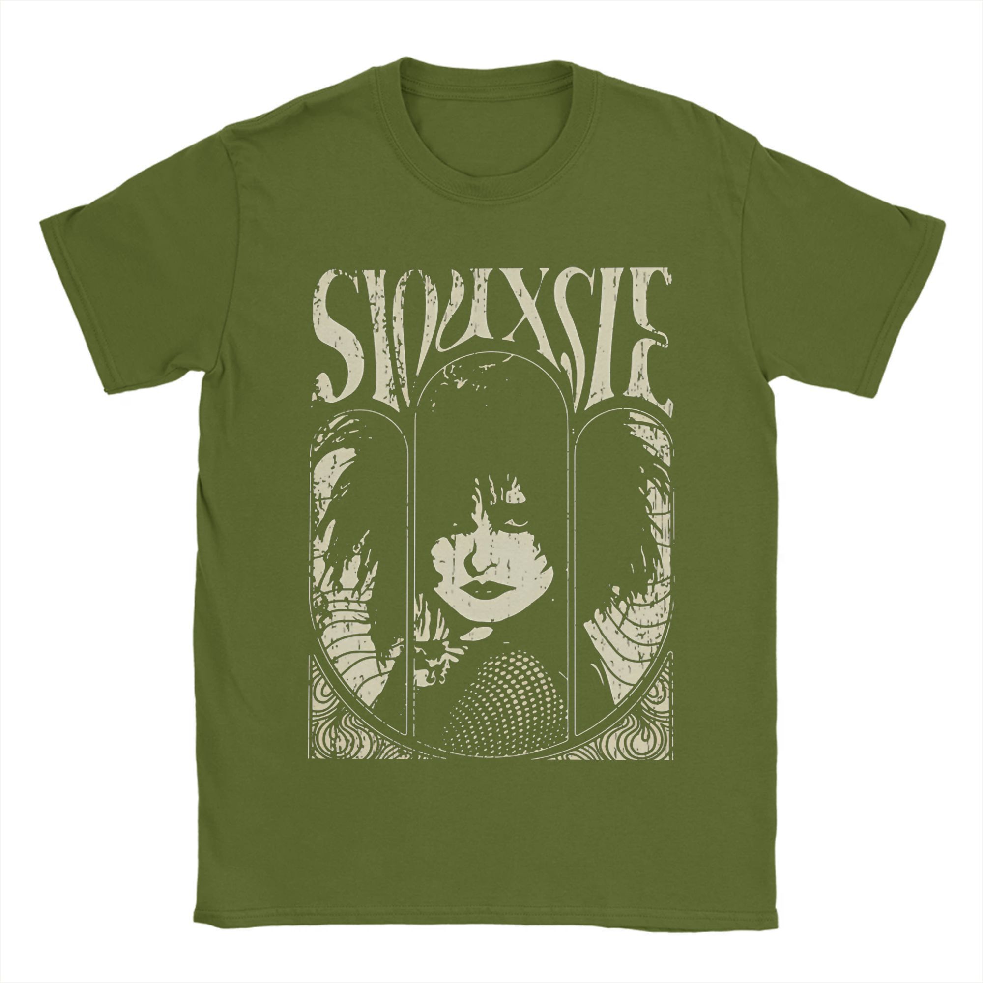 

Siouxsie and the Banshees Футболка Літня Бавовняна Футболка Для Дорослих Трендова З Кастомним Логотипом Футболка З Коротким Рукавом Y2K Веселий Одяг L