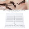 Eyelash Extension Plate White Double Row 20x20cm Wear Resistant Eyelash Pallet with Scale for Eyelash Shops
