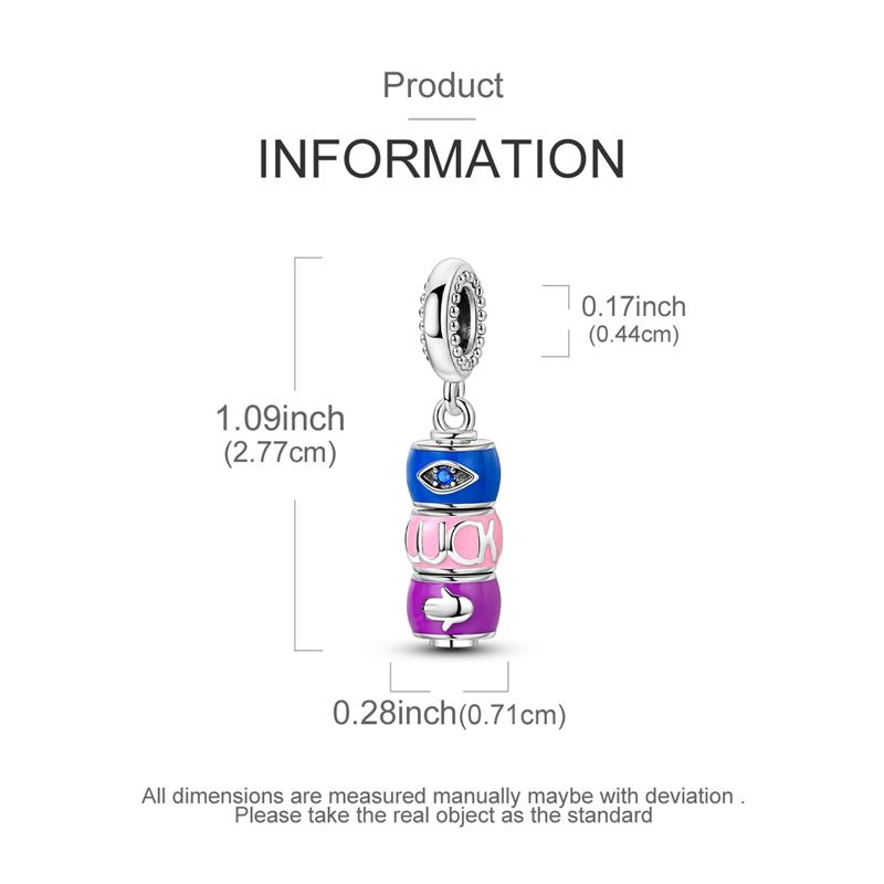 Charm 925 Silver Beads Pendant Magic Cube Butterfly Cat Dangle Fit Original Bracelet Necklace Charms Jewelry Gift