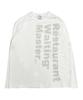THE COLDEST MOMENT Tcm Restaurant Long Sleeve (White/Ivory)