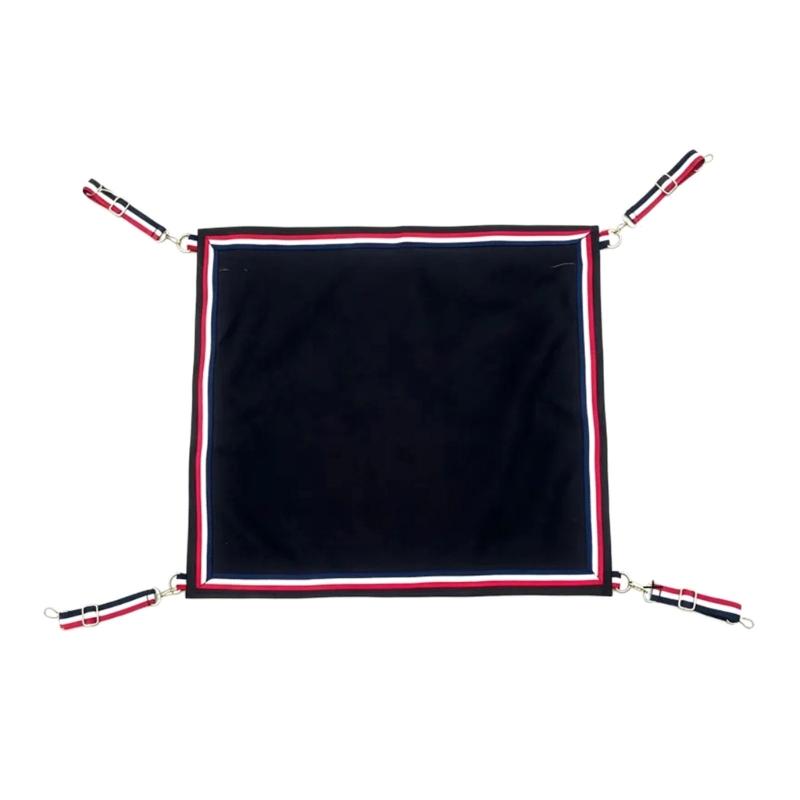Barn Opening Guard Panel for Horse Stalls, Fabric Divider with Four Corner Tie and Metal Hardware for Daily Stable Coverage Use