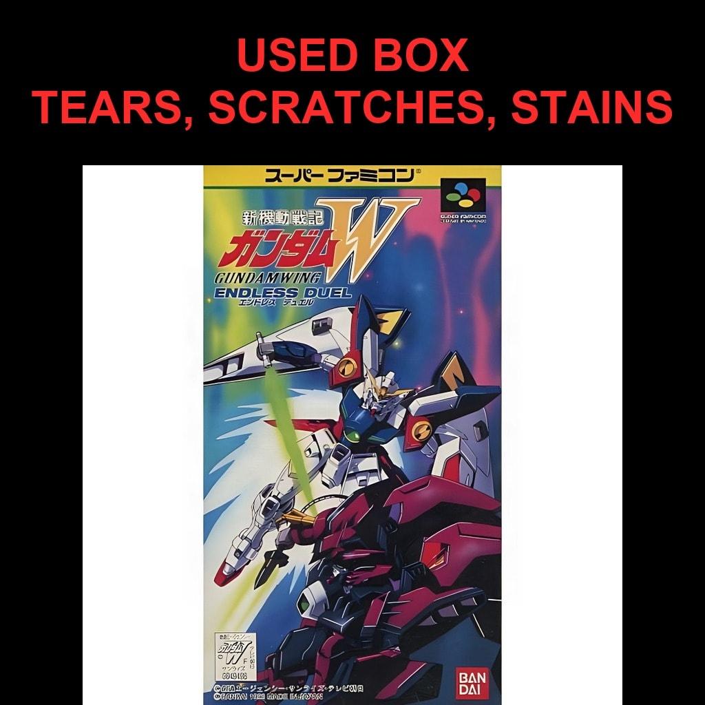 Used Shin Kidou Senki Gundam Wing - Endless Duel SFC SNES Super Famicom SHVC-AEDJ Tested Working Nintendo Fighting Bandai NTSC-J Super Nintendo
