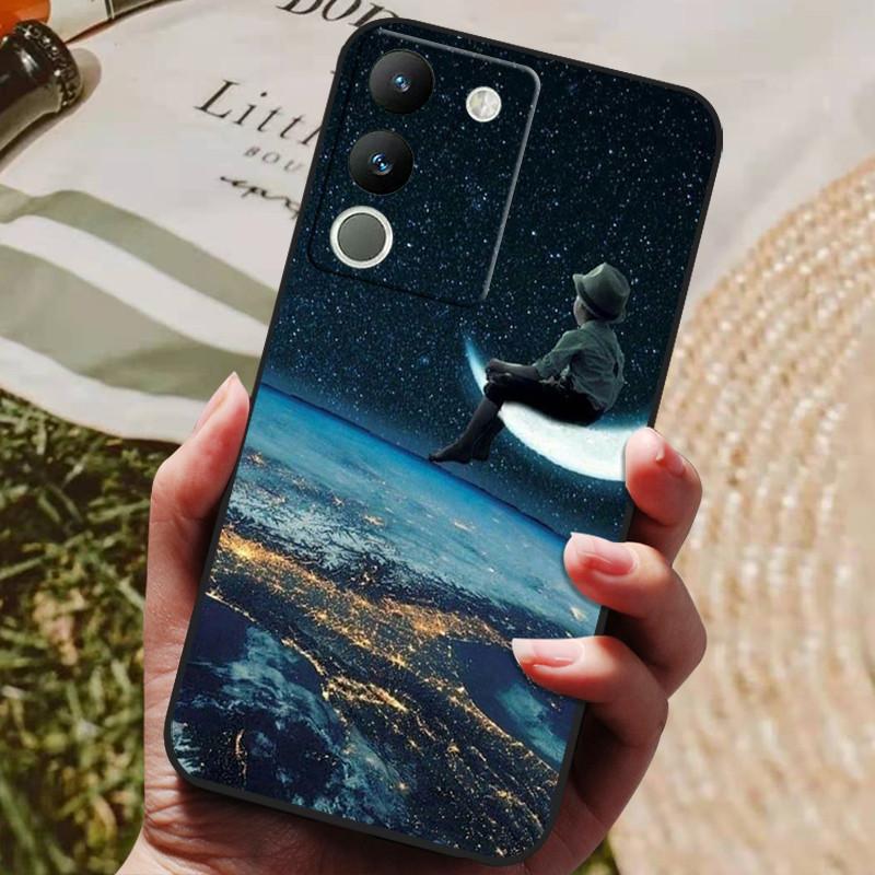 Pro Vivo V29e 5G Pouzdro Nová Móda Roztomilý Kreslený Luxusní Měkký Silikonový Kryt Pro VIVO V29e 5G 6.67" V2317 Nárazuvzdorné Funda Coque