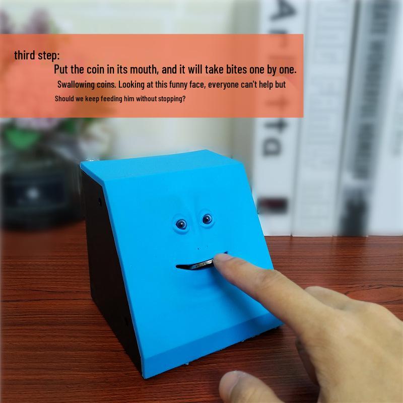 Creative Monkey Face Money Box - Interactive Sensor with Music and Motion for Kids