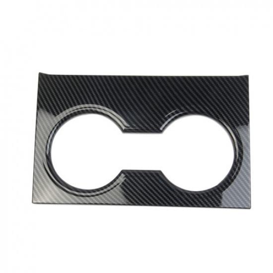 Carbon Fiber Style Inner Front central Cup Holder Trim Cover for Chevrolet Tahoe