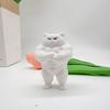 3D Printed Muscle Cats Statue Home Decors Table Decorations Funny Muscular Cats Figurines Collectibles Sculpture Gift