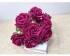 Cross Simulation 9-Head Velvet Rose Wedding & Home Decoration Artificial Flowers