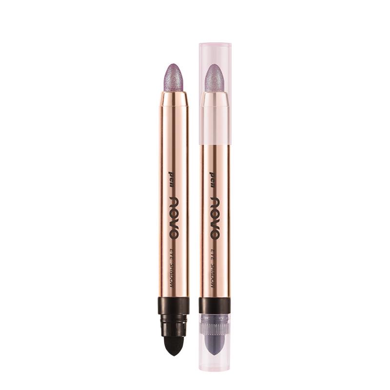 NOVO5851 Dual-Head Shimmer Eyeshadow Stick: Easy One-Swipe Highlight & Contour