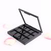 Lid 12 Grids Cosmetic Container Eye Makeup Storage Box Empty Eyeshadow Dish Lipstick Sample Box DIY Eyeshadow Palette