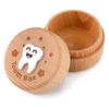 A71Z Carved Fairy Box, Wood Tooth Storage Box For Lost Teeth Container Cute Tooth Holder For Boys Girls Kids Birthday