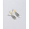 Sunflower Freshwater Pearl Stud Earrings, 925 Sterling Silver, Minimalist Design for Autumn/Winter, High-End Luxury for Women.
