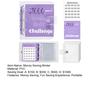 25 Envelopes Money Saving Challenge Binder Mini Cash Saving Budget Book to