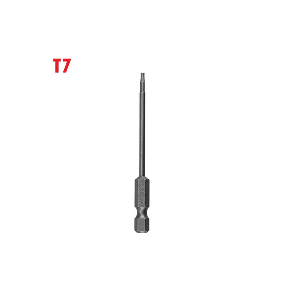 1Pcs Torx Magnetic Screwdriver Bit Security Tamper Proof Star 1/4in Hex Shank Screwdriver T7/T8/T9/T10/T15/T20/T25/T27/T30/T40