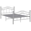 VidaXL Bed Frames Metal Grey 120x200 Cm