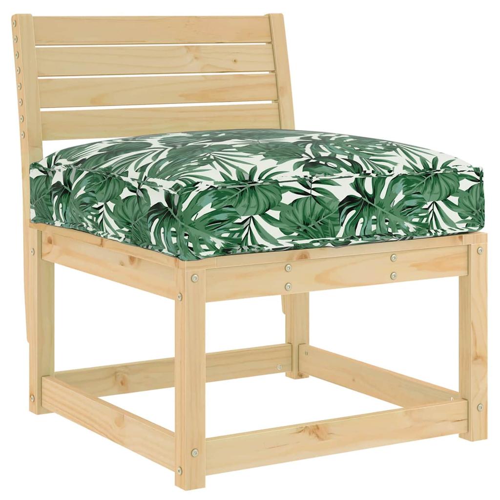 Leaf Pattern Cushion 70 x 70 x 12 cm Oxford Fabric