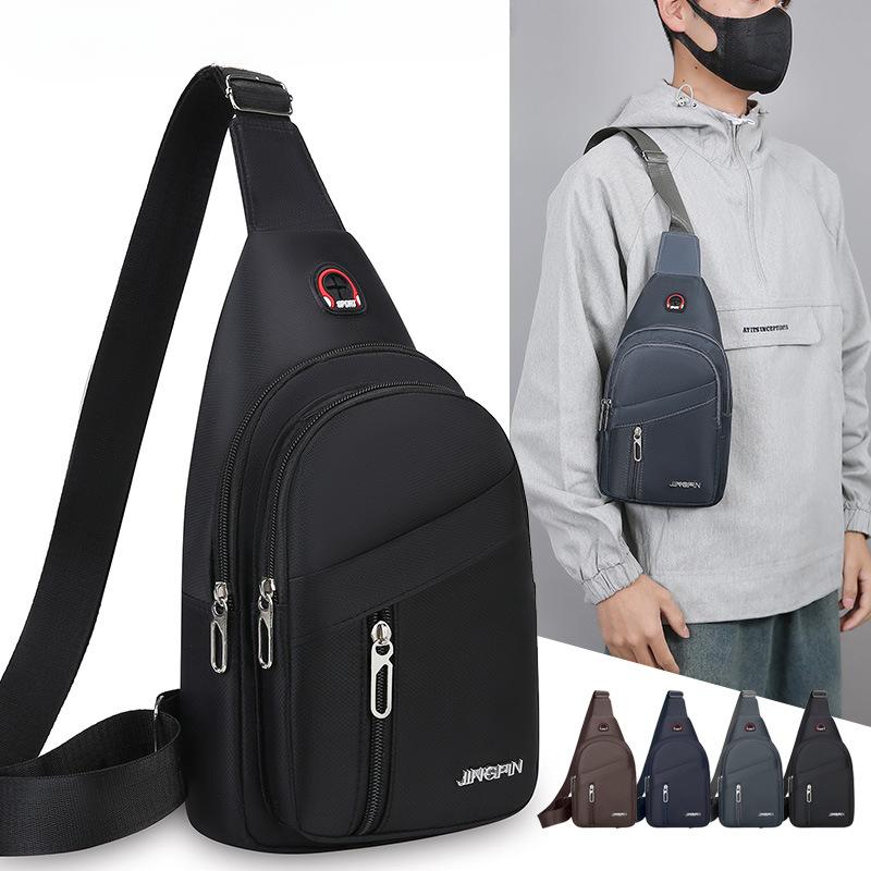 1PC Fashion Breast Bag Men's Oxford Casual Shoulder Bag Diagonal Span New Backpack Trendy Fanny Pack Messenger Bag
