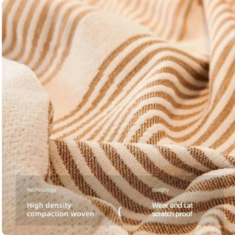 Nordic Tassel Throw Blanket Four Season Sofa Cover Dust Anti-cat Scratch Protection Cover Sofa Blanket Carpet Travel Rug Tassels