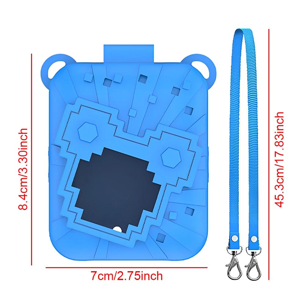 Silicone Cover Case Washable Protective Skin Sleeve with Lanyard Wateproof Protective Cover For Bitzee Magicals Interactive Toy