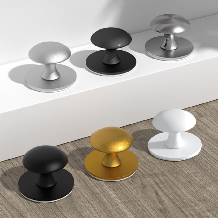 6PCS Reusable Cabinets Handles Waterproof Metal Pulls Set Quick Installation for Bathroom Furniture Shower Door Mirrors