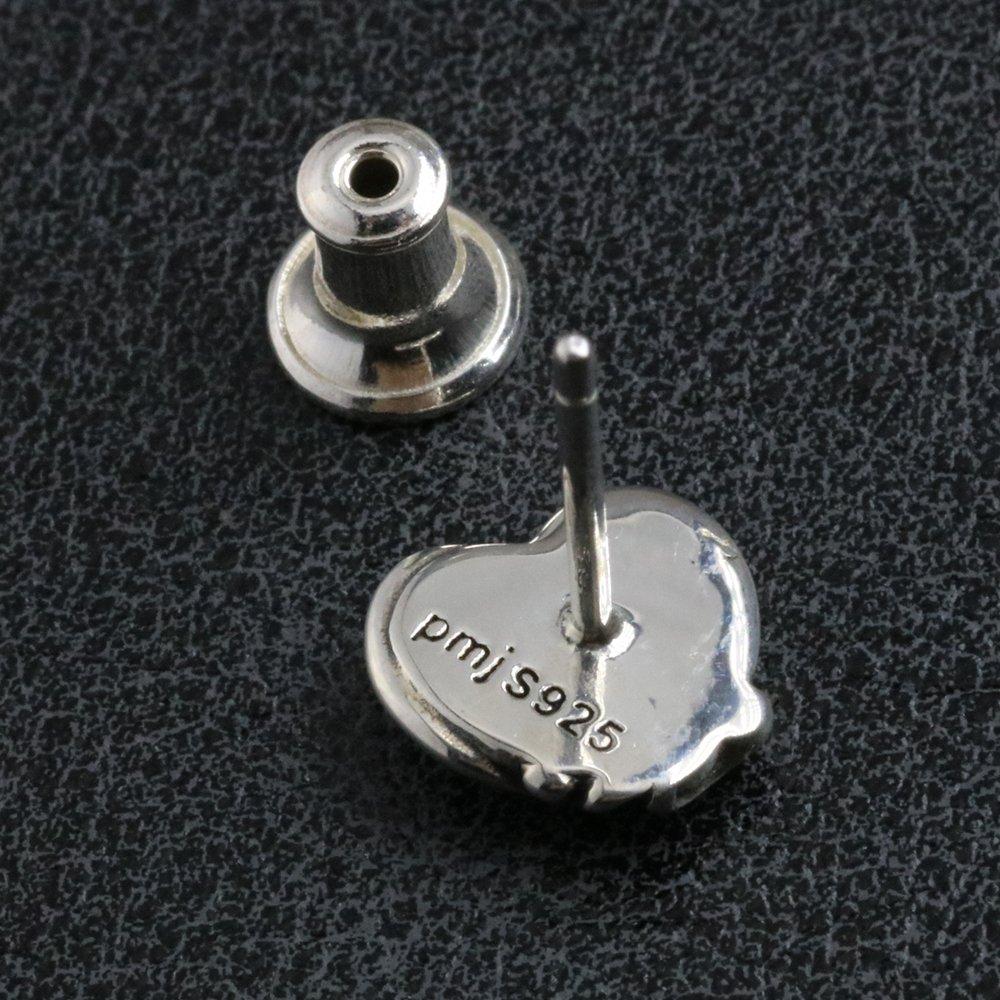 Thorn Heart 925 Sterling Includes Storage Pouch and Silver Polishing Cloth Earrings, Silver,