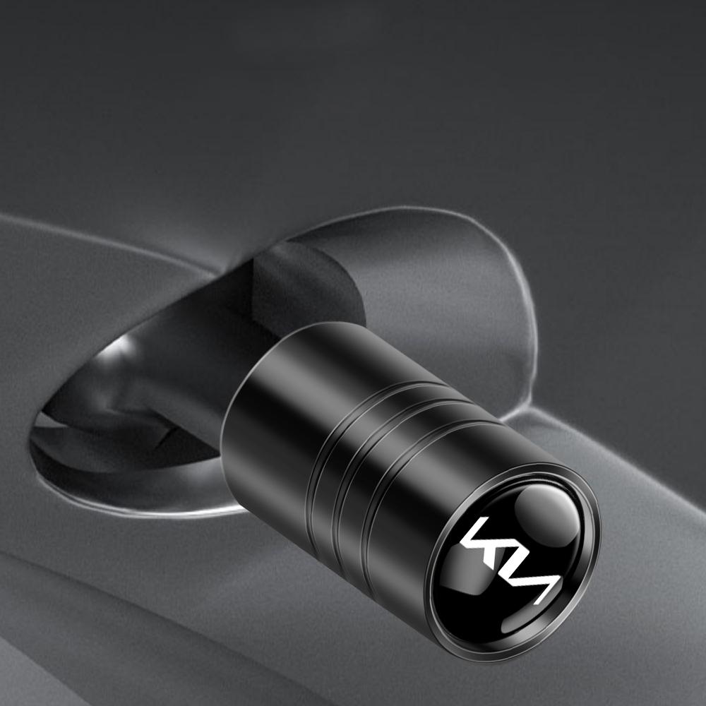 AABIW1 4Pcs Car Wheel Tire Valve Caps Tyre Rim Stem Covers Airdust Waterproof For Kia Rio Sportage Cerato Soul Sorento Picanto Ceed KX5