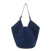 KH Suede Bucket Bag: Elegant, Simple Shoulder & Handbag for Women - Versatile Commuter & All-Match Fashion Accessory
