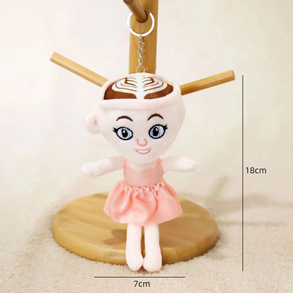 16-18cm Italian Brainrot Plush Keychains Doll Keyring Stuffed Peluche Toy Tralalelo Tralala Tung Tung Tung Sahur Gift